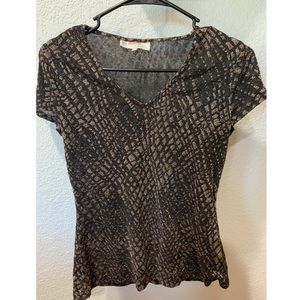 Black shimmery Tshirt